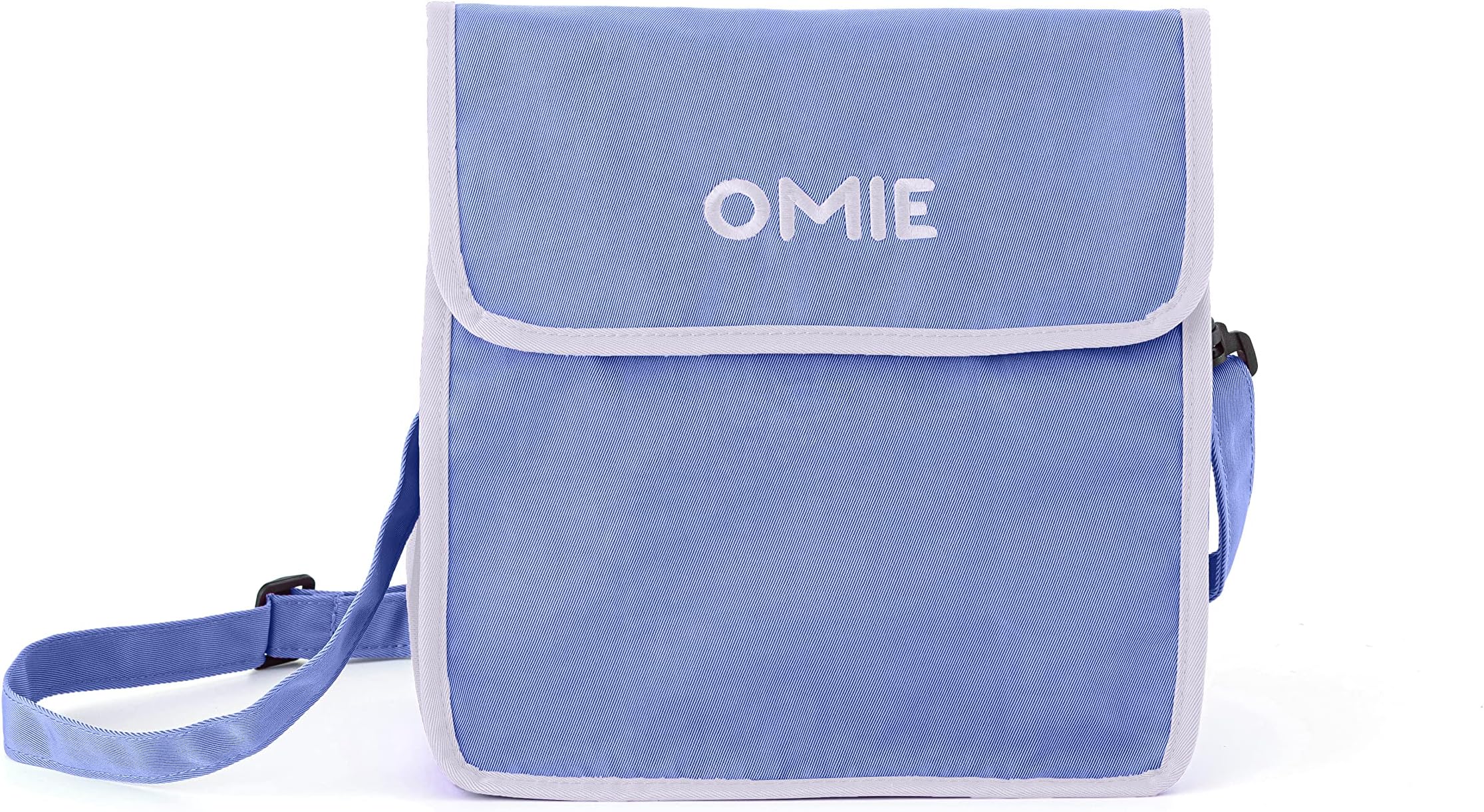 OmieBox Lunch Bag - Washable, Foldable, Durable, WaterResistant Fabric with Interior Pocket and External Bottle Holder.