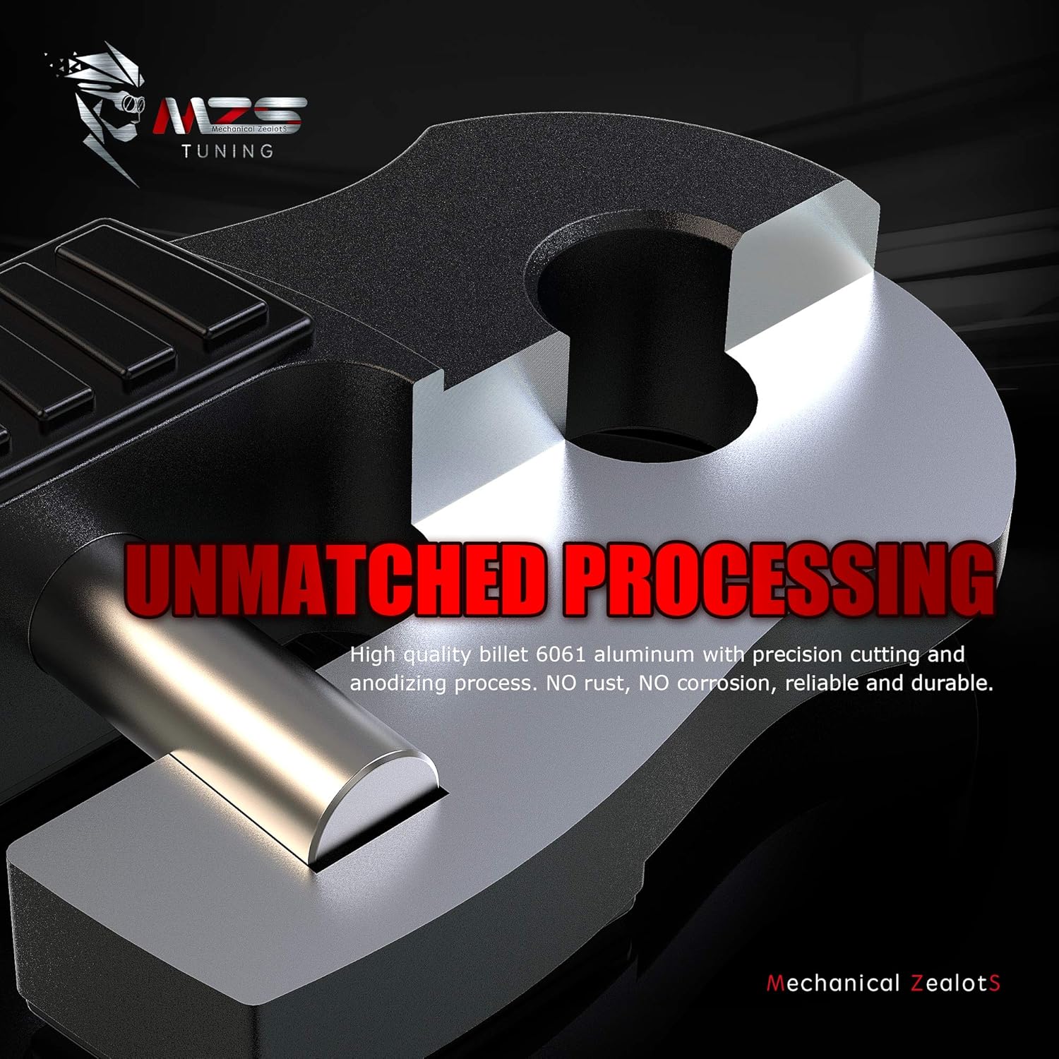 Promo 40% OFF MZS Winch Shackle, Flat Towing Hook Mount with Iron Pin & Rubber Guard - 30,000 LB Capacity Universal Fit for ATV UTV SUV Pickup Trucks