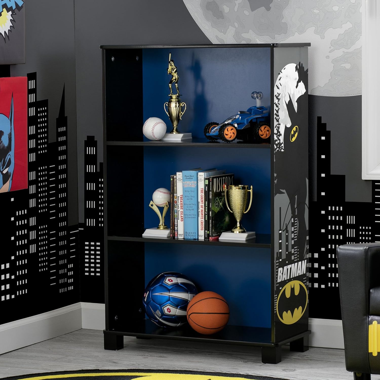 Exсluѕіvе Dіѕсоunt 90% Prісе Delta Children Deluxe 3-Shelf Bookcase - Ideal for Books, Decor, Homeschooling & More, DC Comics Batman