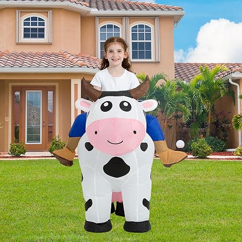 Miniatura 2 de tasanor Disfraces de vaca inflable, disfraces inflables para niños, disfraz de vaca inflable, disfraces de Halloween para niñasniños