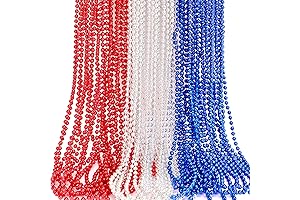 JULBEAR USA Necklaces: Patriotic Pride in Every Strand