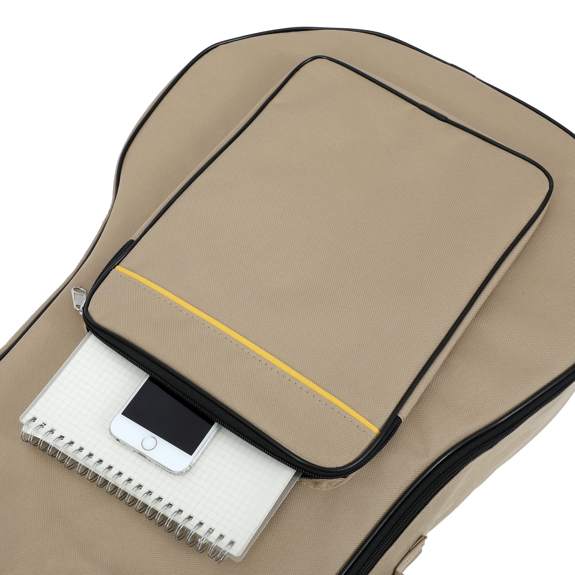 TRIXES Sac de Guitare avec Bretelles - Étui rembourré imperméable à l'eau - Basse, Acoustique et Sac de Guitare Classique - Parfait pour Voyager