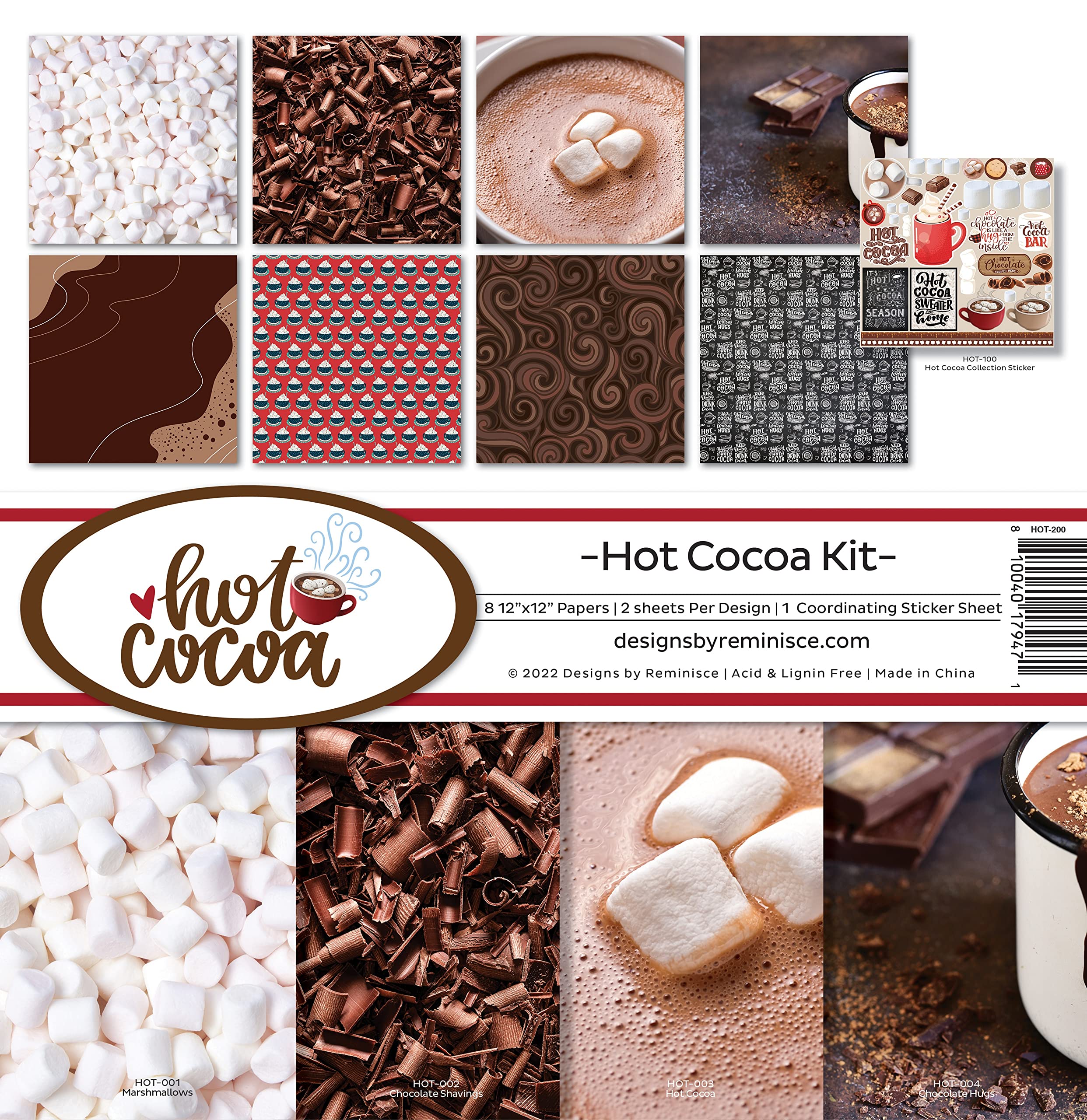 Reminisce Hot Cocoa Scrapbook Collection Kit