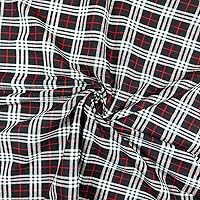 Vista 1 de Barcelonetta Tela de franela de algodón 100% algodón 60 pulgadas de ancho acolchado, manta, costura, pijama, camisa Tela