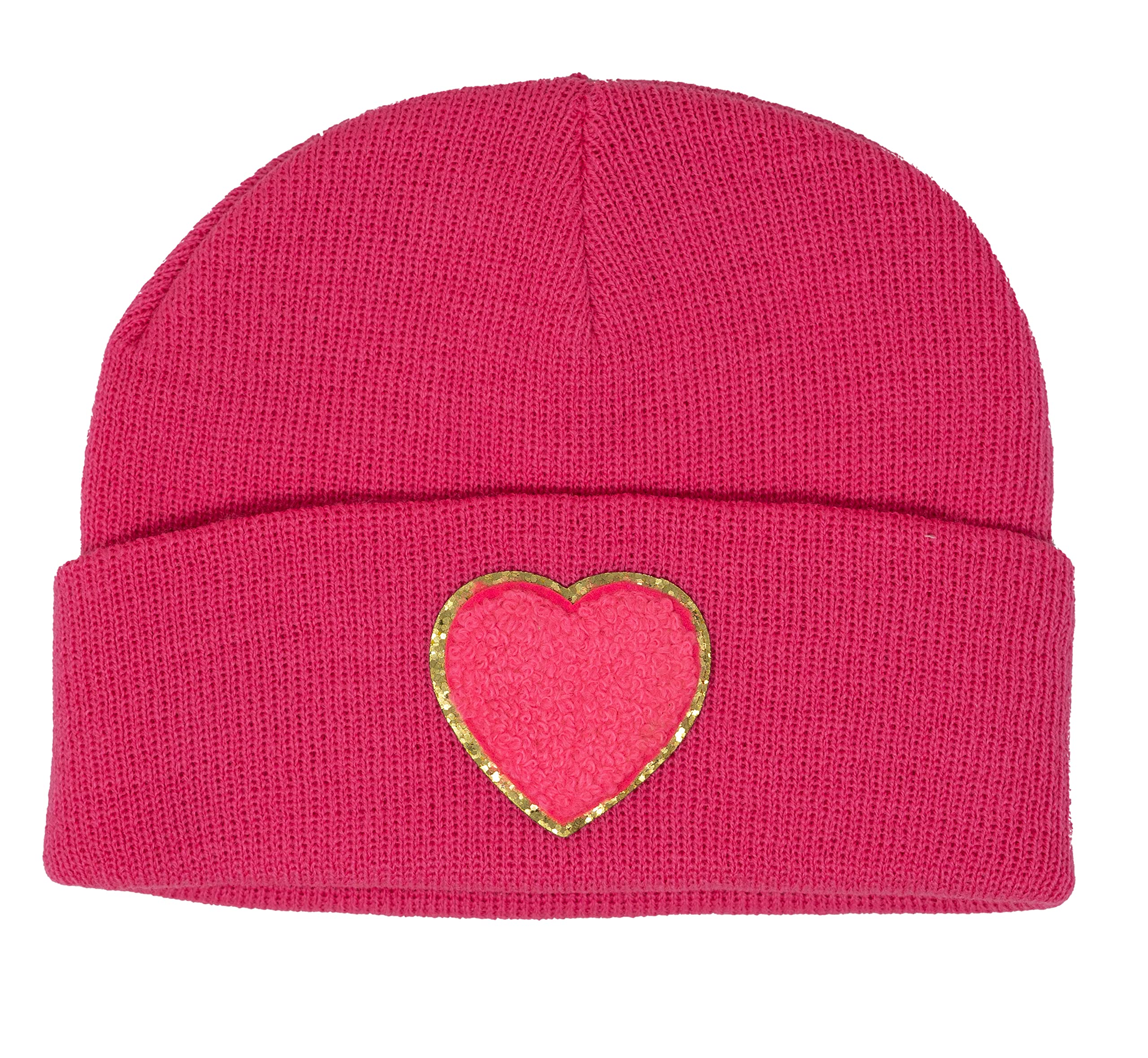 Funky Junque Adorable Newborn Baby Smiley Face Beanie - Soft Knit Winter Hat with Premium Suede Patch