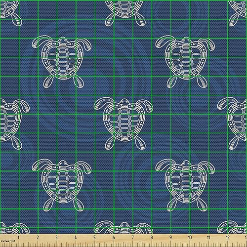 Miniatura 2 de Ambesonne - Tela multicolor impresa digital por The Yard