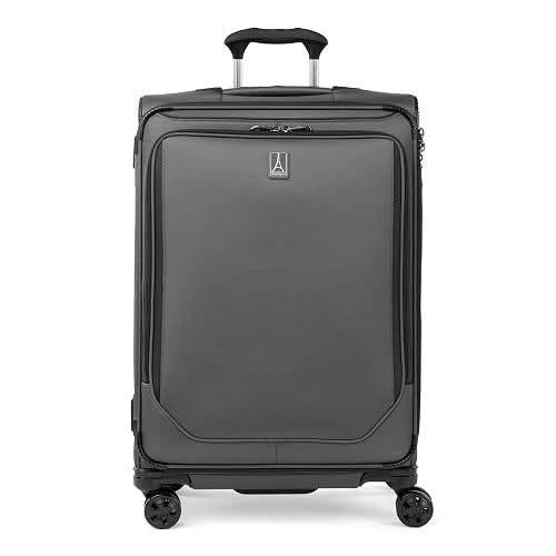 Travelpro Crew Classic Softside Luggage Titanium Grey 25-Inch