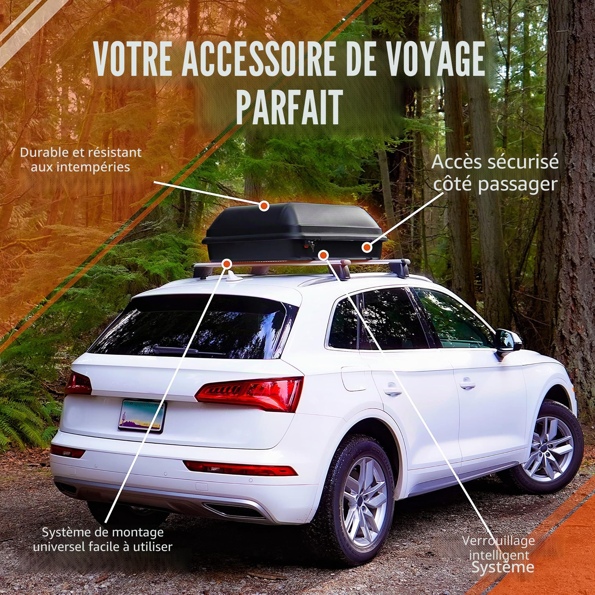 RAX Coffre de Toit 320 l