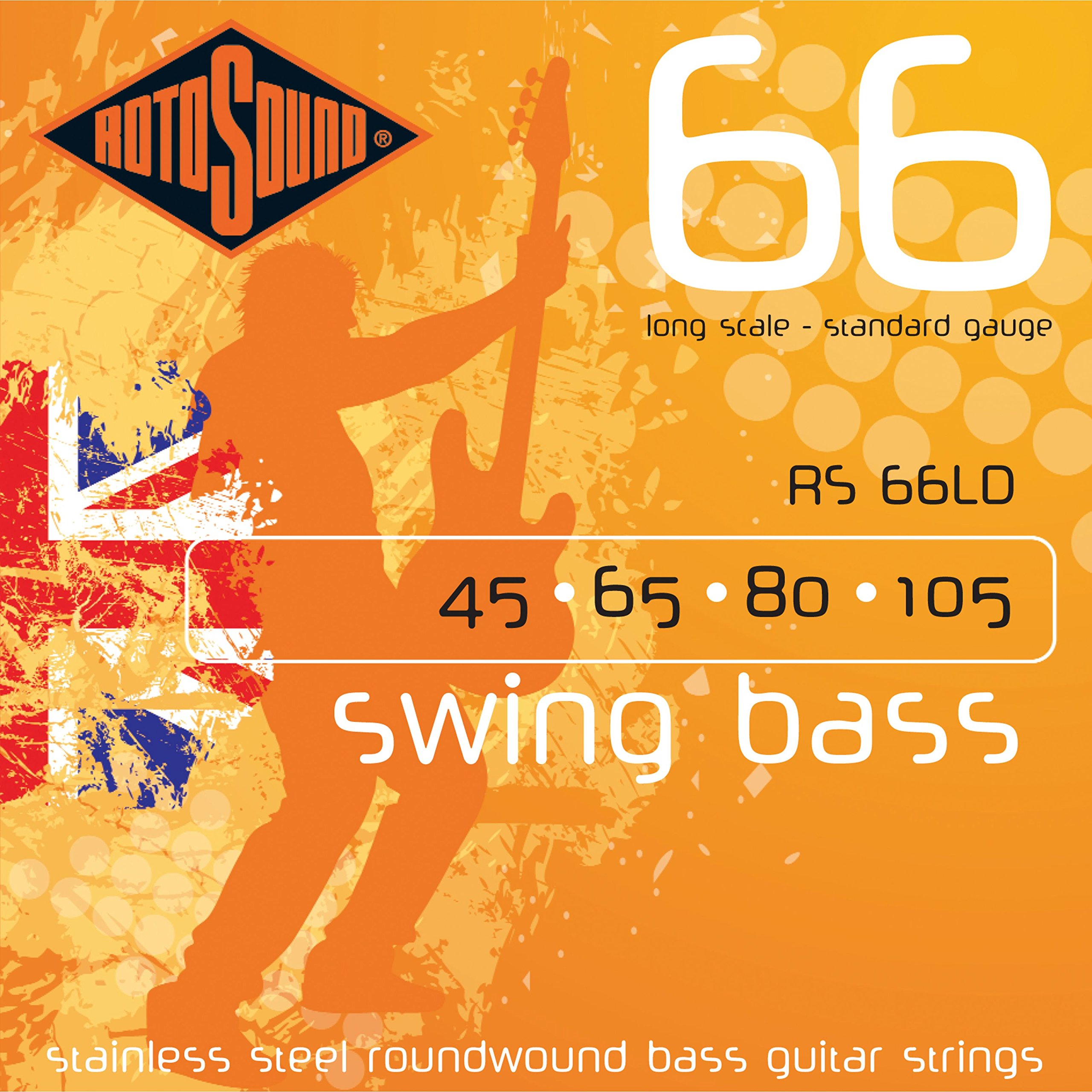 ROTOSOUNDRS66LD Swing Bass Electric Bass 4 String Set (45-105)