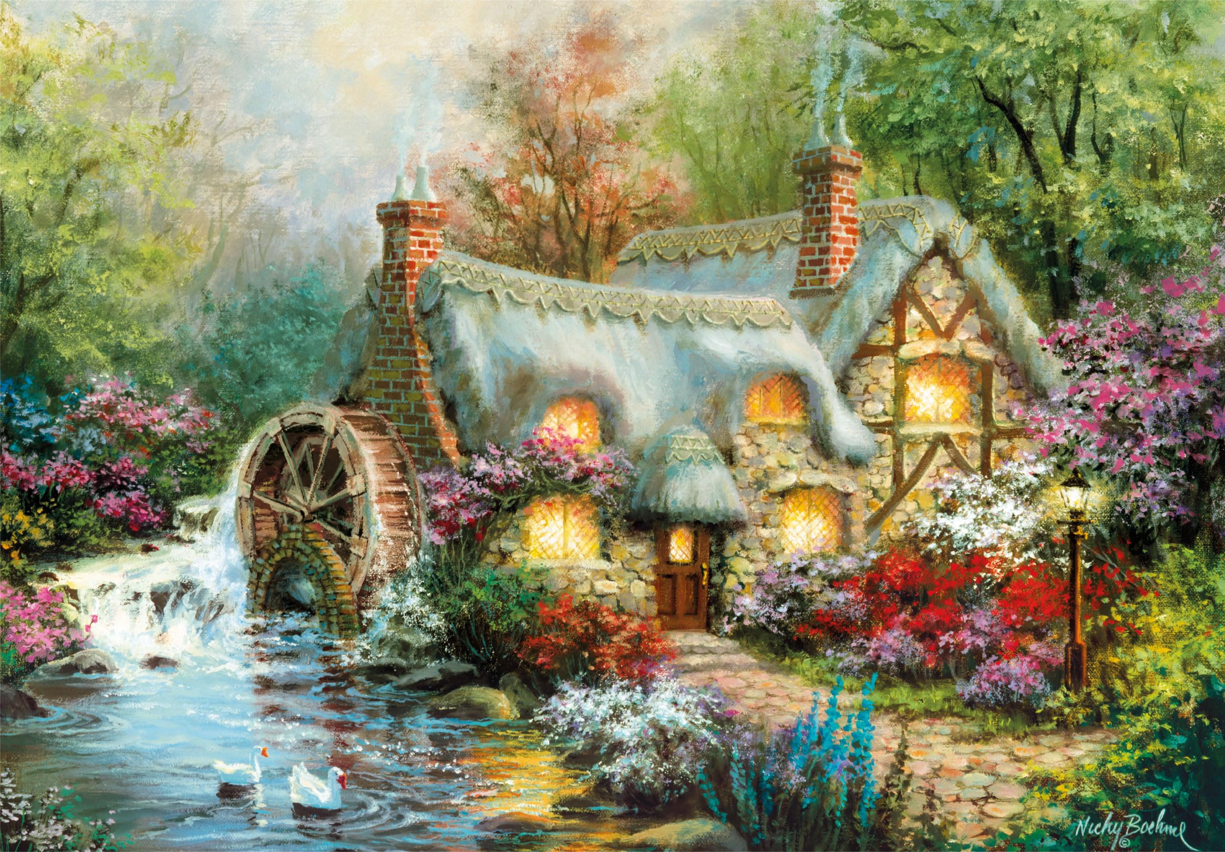 Clementoni Jigsaw Puzzle Collection, Country Retreat 1500 Pieces, Poster Included, Puzzle For Adults 14-99 Years - Image 2