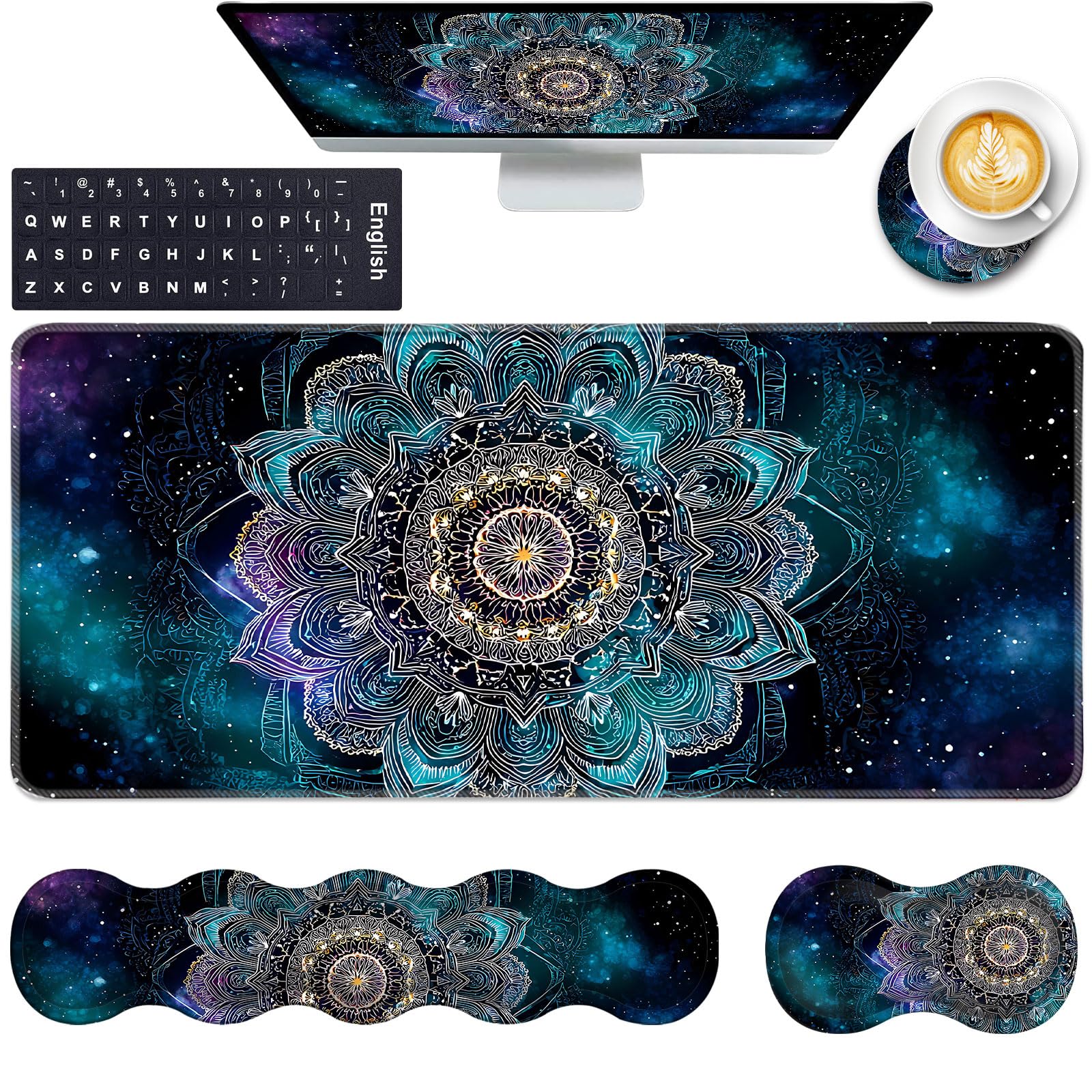 Ergonomic Wrist Rest & Mouse Pad Set - Pain Relief -14