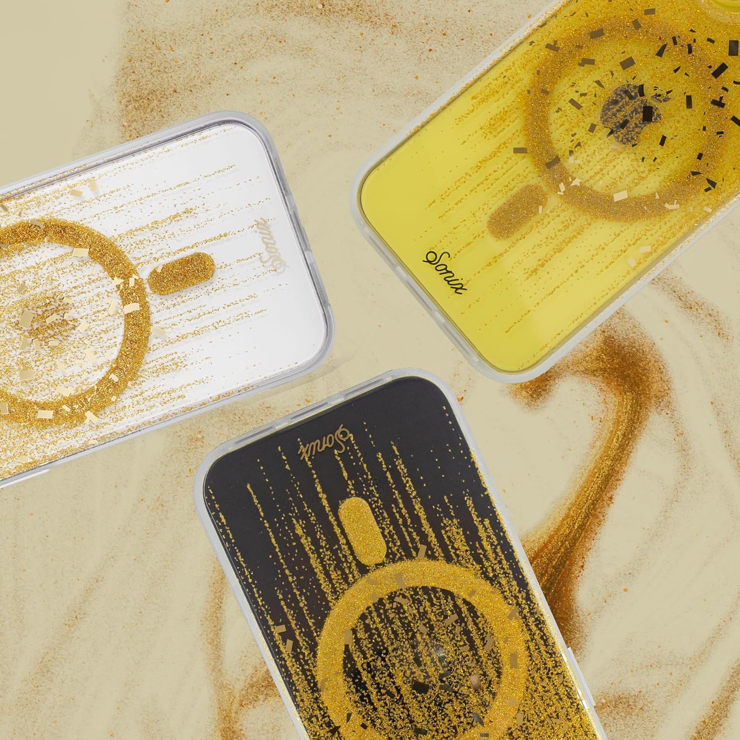 Sonix Case for iPhone 15 Pro | Compatible with MagSafe | 10ft Drop Tested | Drippin' Gold - Image 5