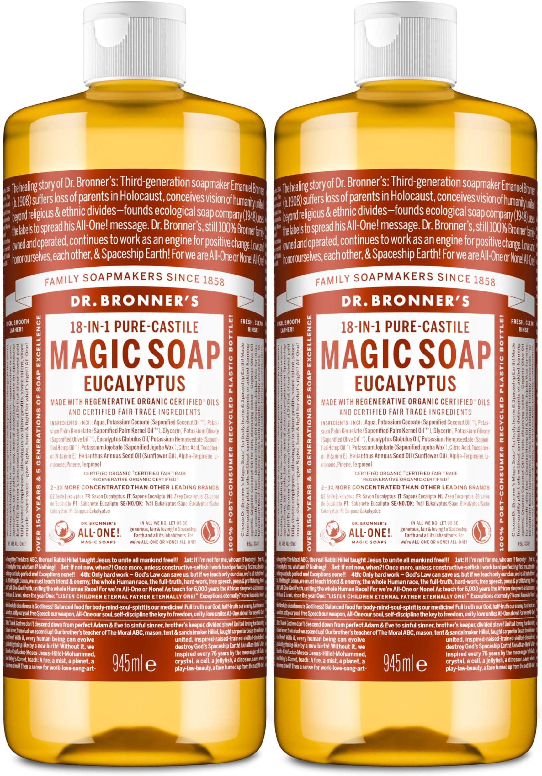 Dr Bronner | Eucalyptus All-One Magic Soap, 945ml