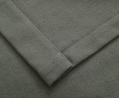 Miniatura 4 de Regal Home Collections Lujosa cenefa de ventana superior con ojales de gran tamaño, varios colores (gris)