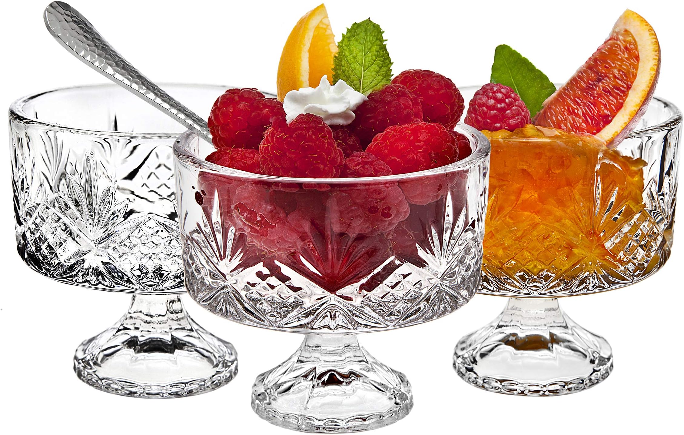 Glass Dublin Tasters Trifle, Custom, Clear, 16 Pc Set