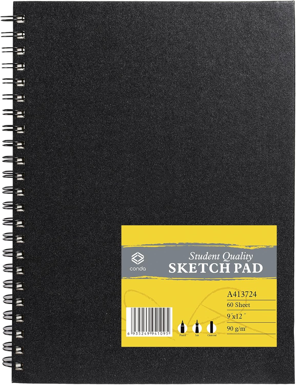 conda 8.5"x11" Double-Sided Hardbound Sketchbook, Hardcover Sketchbook, Spiral Sketch Pad, Durable Acid Free Drawing Paper, Ideal for Kids & Adults: Home & Kitchen