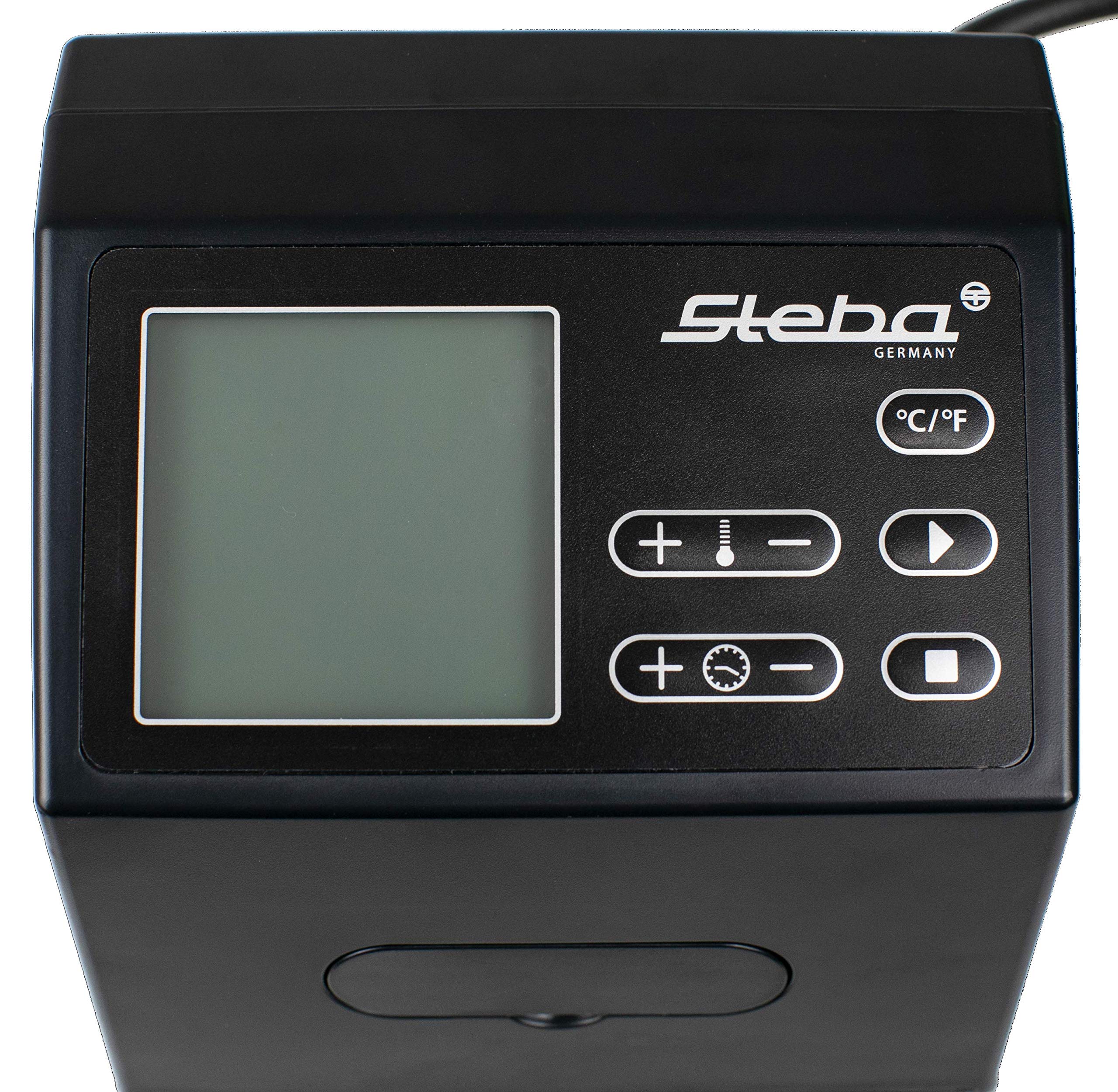 Steba SV 100 Professional Sous-Vide Garer, Schwarz, Edelstahl | Pumpleistung 7,5 L/Min, 1500 W
