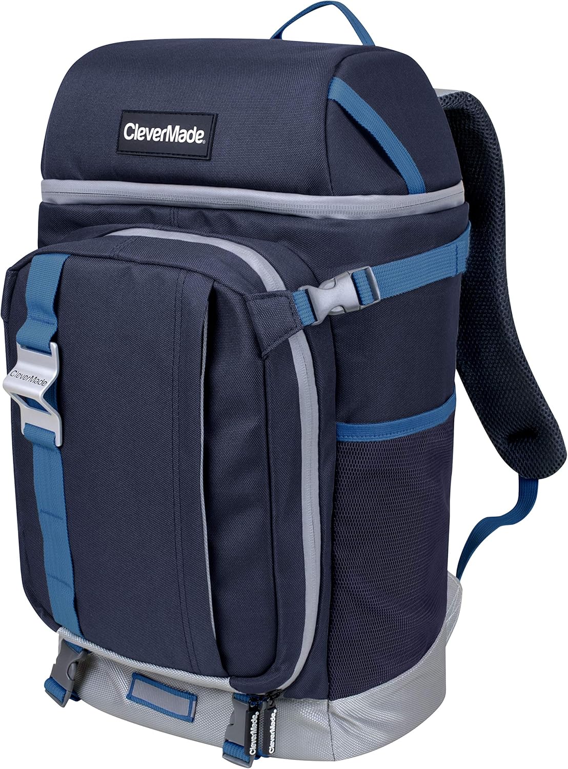 CleverMade Cardiff Backpack Cooler Bag Insulated 24 Can Soft Leakproof Cooler with