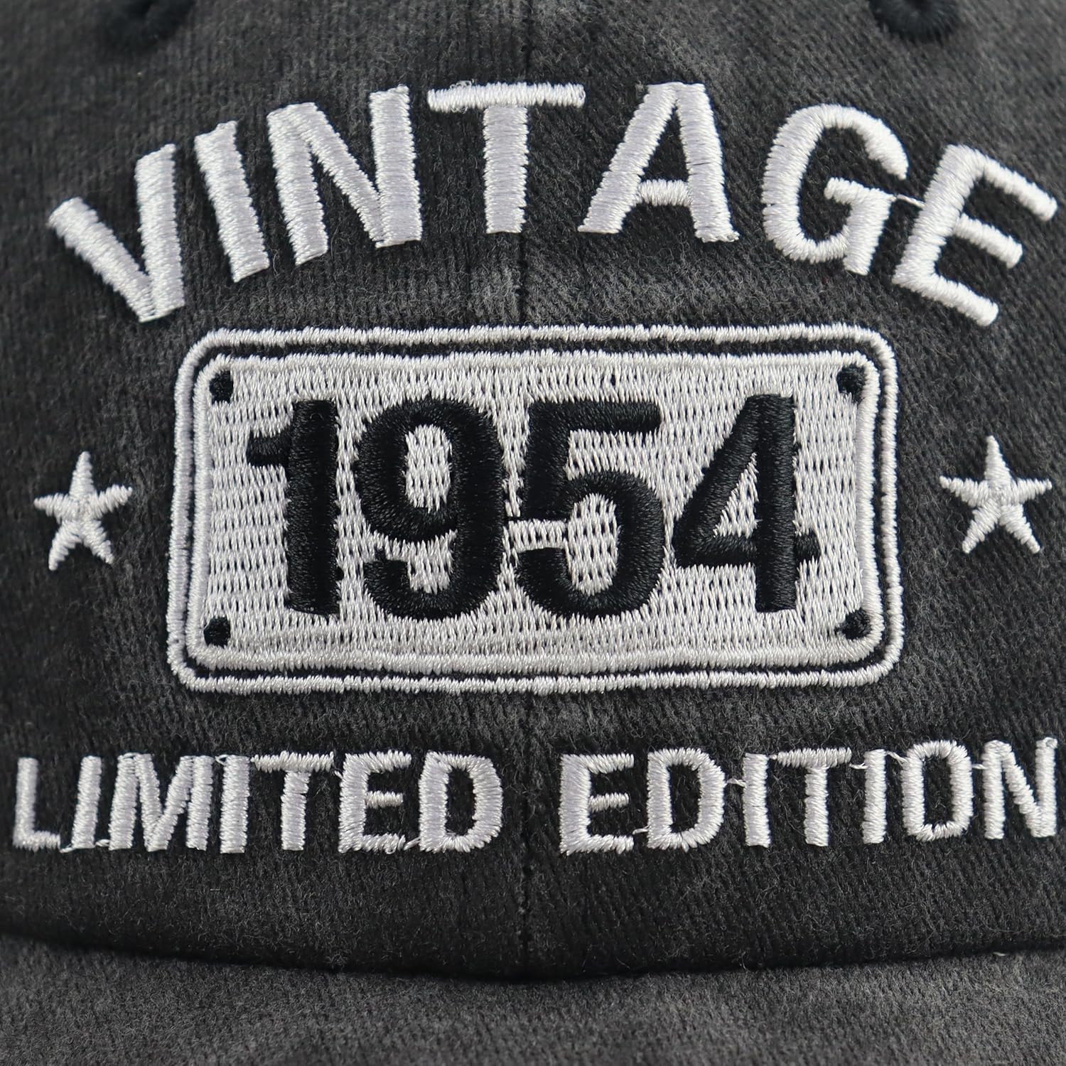 Vintage 1954 1953 1952 1951 1950 1949 1948 1947 1946 1945 Limited Edition Adjustable Embroidered Baseball Cap - Image 2