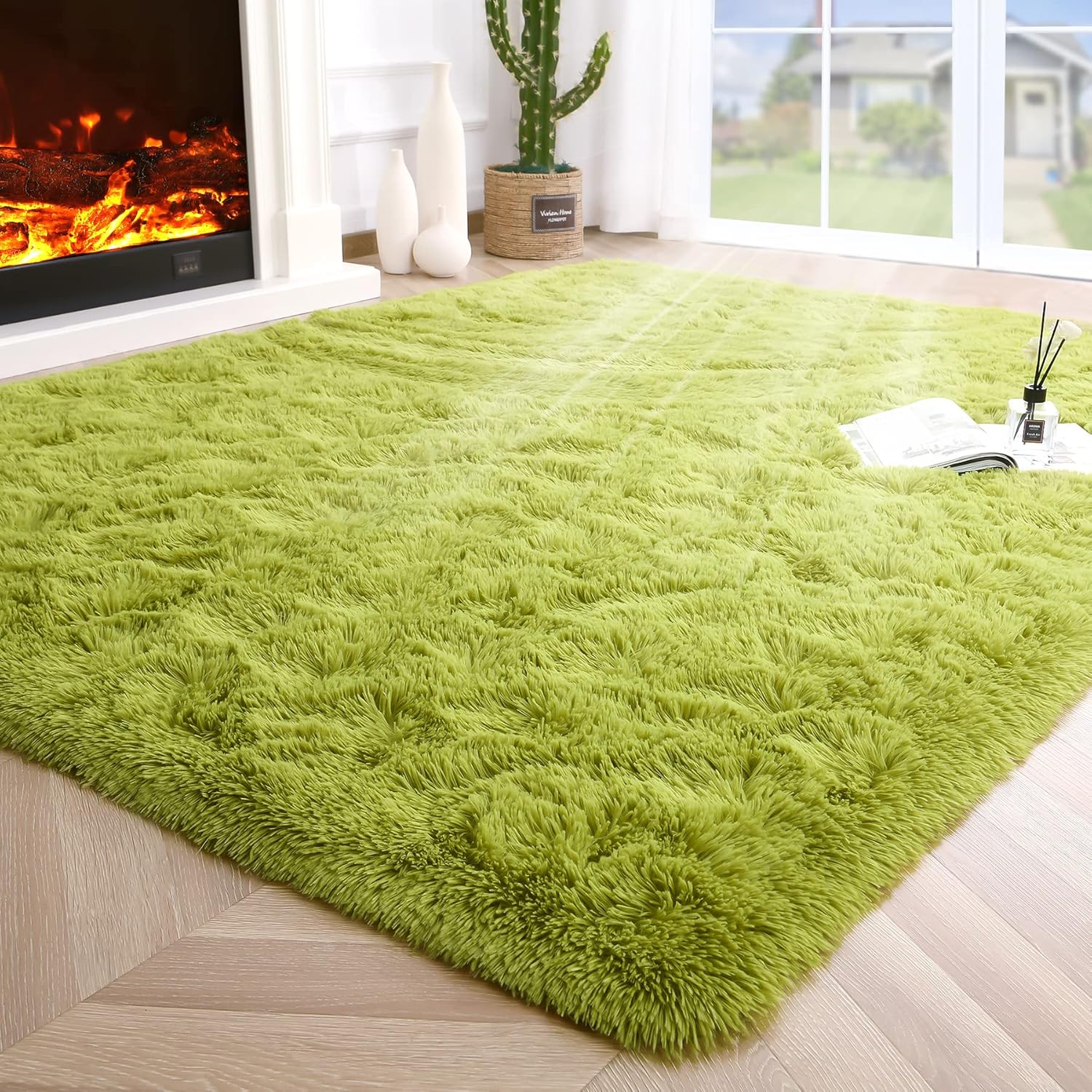 Noahas Fluffy Bedroom Rug Plush Fuzzy Rugs for Kids Room