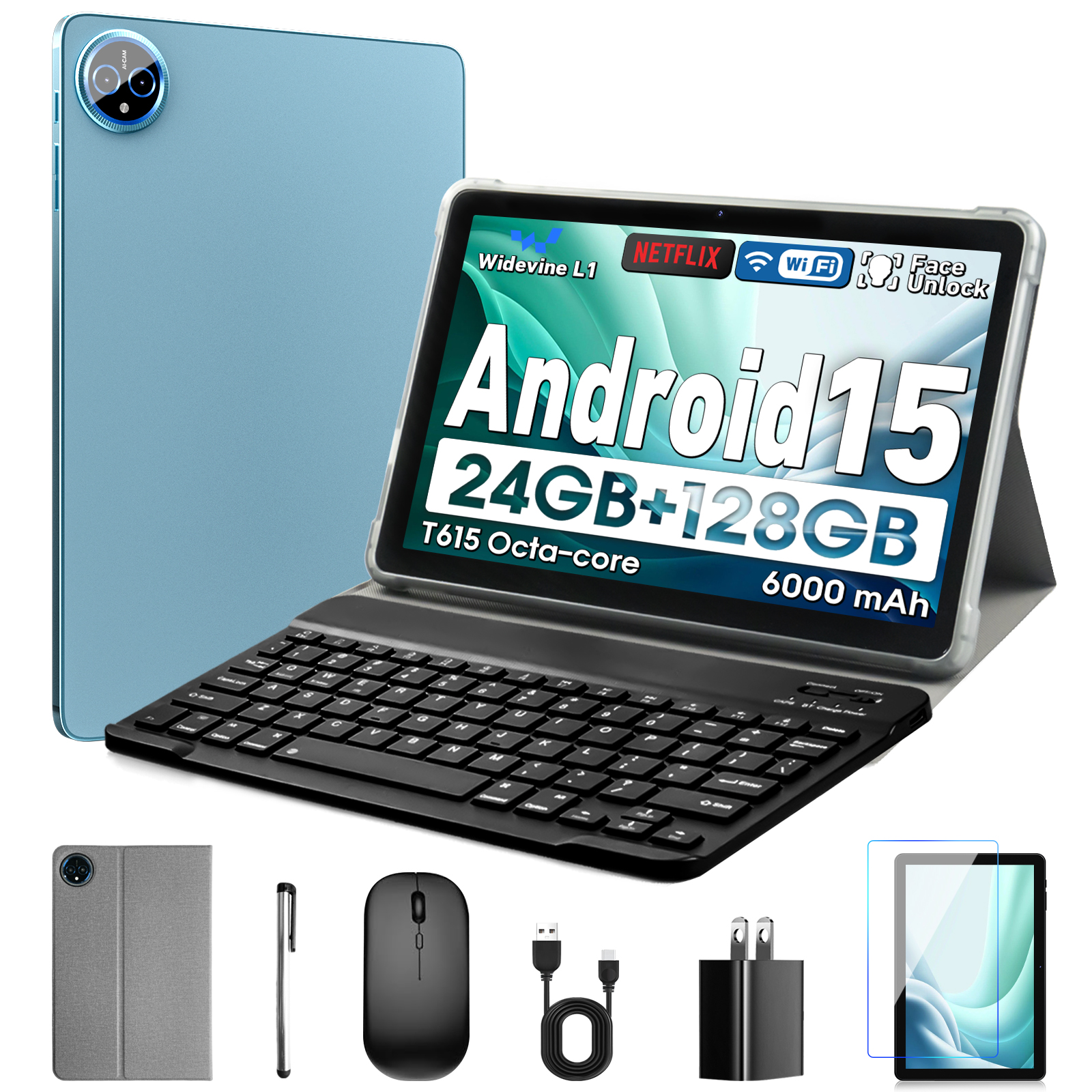 Amazon.com : Aobante 10 Inch Tablet, Android 15 with 24GB RAM +