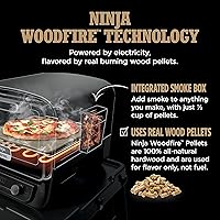 Vista 10 de Horno de pizza de leña al aire libre Ninja, asador eléctrico portátil 8 en 1, calienta hasta 700°F, 5 configuraciones de pizza artesanal, caja