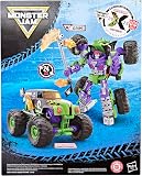 Transformers Collaborative x Monster Jam Grave Digger (Grim), Leader Class 23.5 cm Robot Action Figure Converts to Monster Truck, Car Toys for Ages 8+ - 5