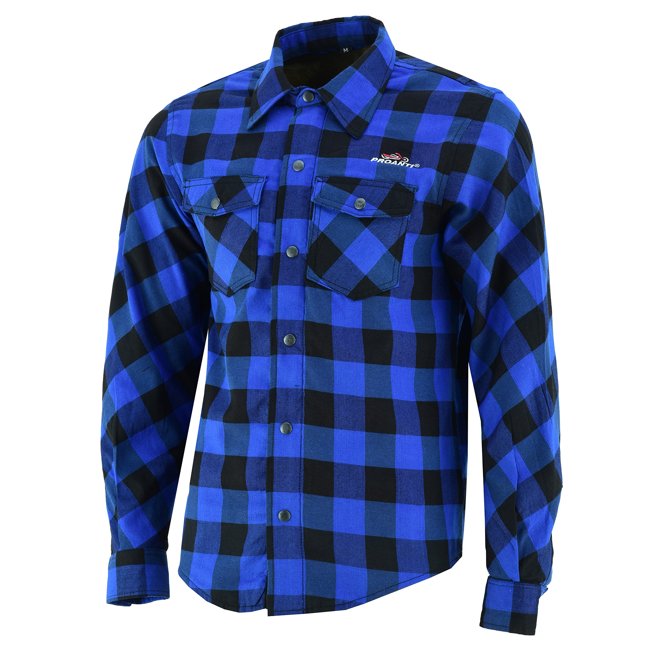 PROANTI Aramid - Camisa de motorista con protectores