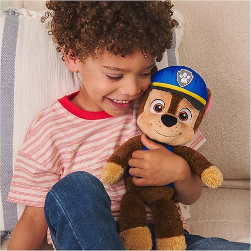 Miniatura 7 de GUND PAW Patrol - Juguete oficial de peluche de Chase Take Along Buddy, animal de peluche prémium para edades de 1 año en adelante, azulmarrón, 13
