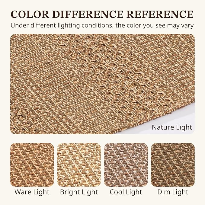 Tapete MatEssenz 3x5 ft Lavable Antideslizante Beige miniatura 8