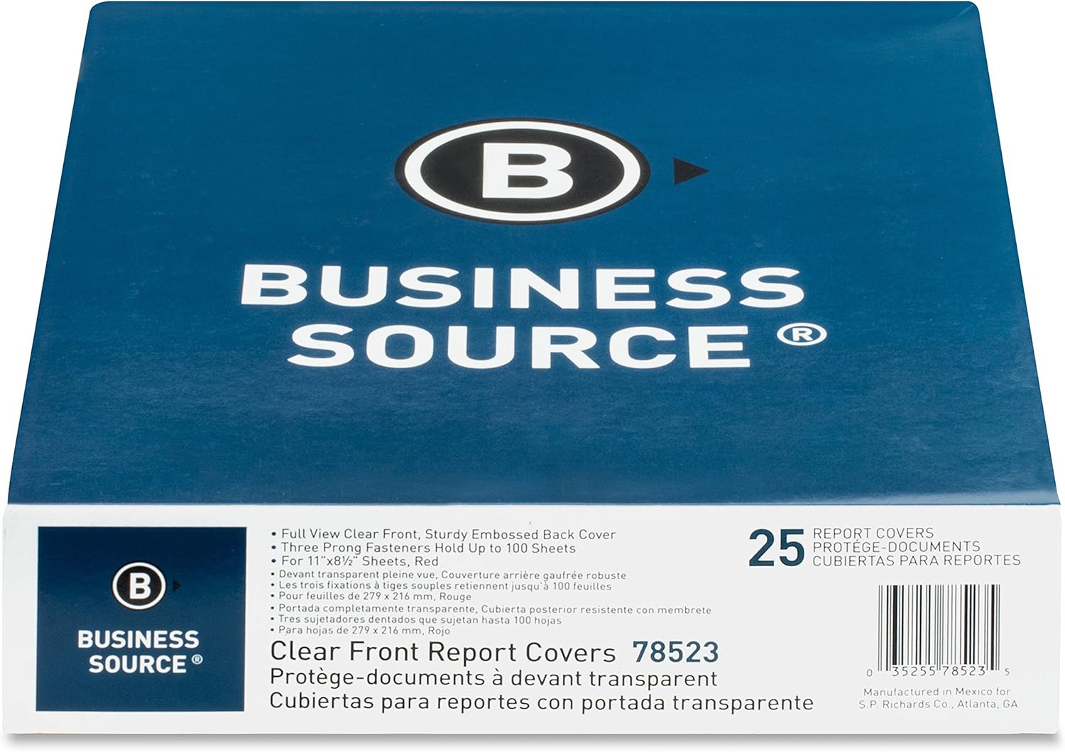 Business Source Clear Front Report Covers : Office Products