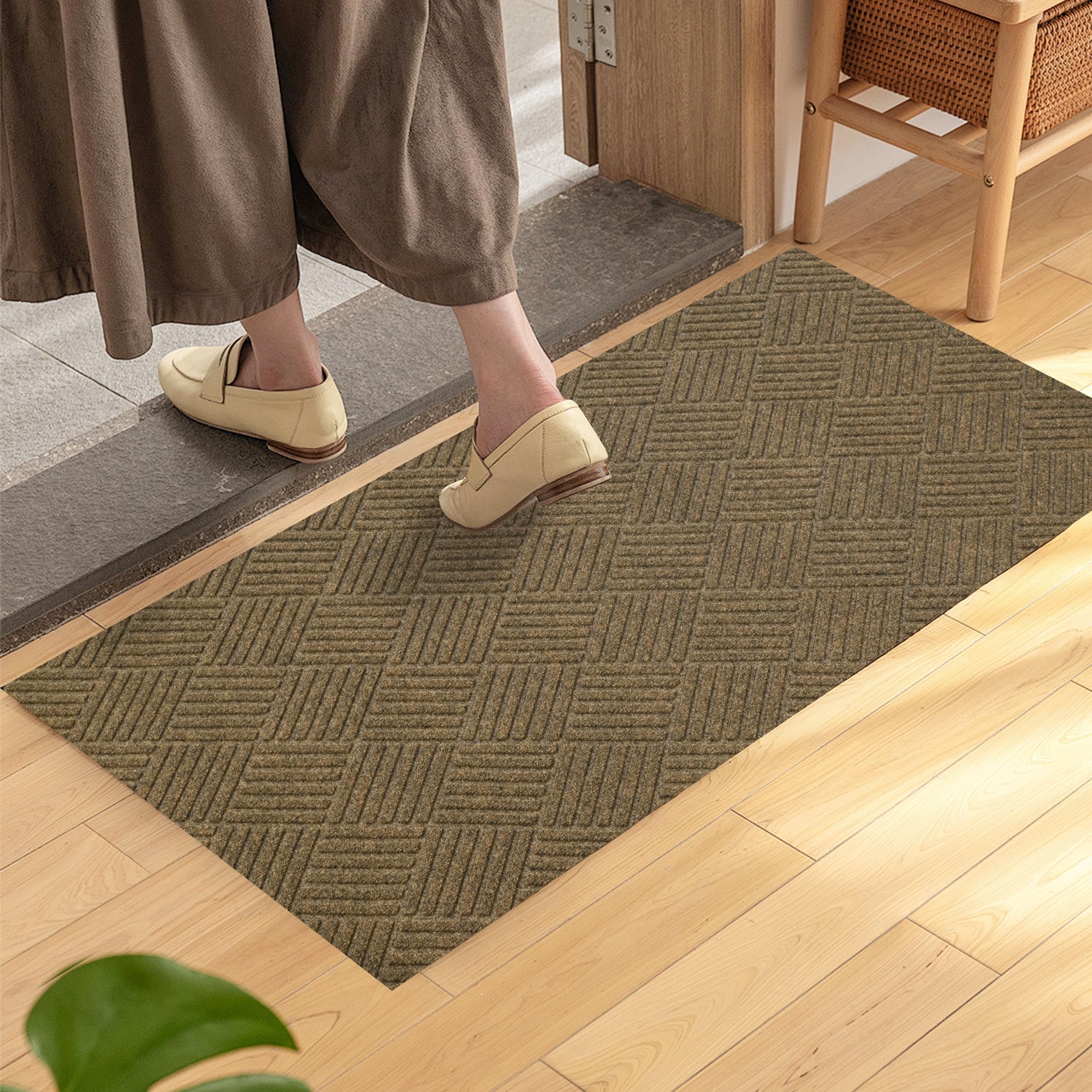 jxgzyy Door Mat 311 x 28 Non Slip Carpet Runner Dirt Trapper Indoor Outdoor Floor Mats for Patio