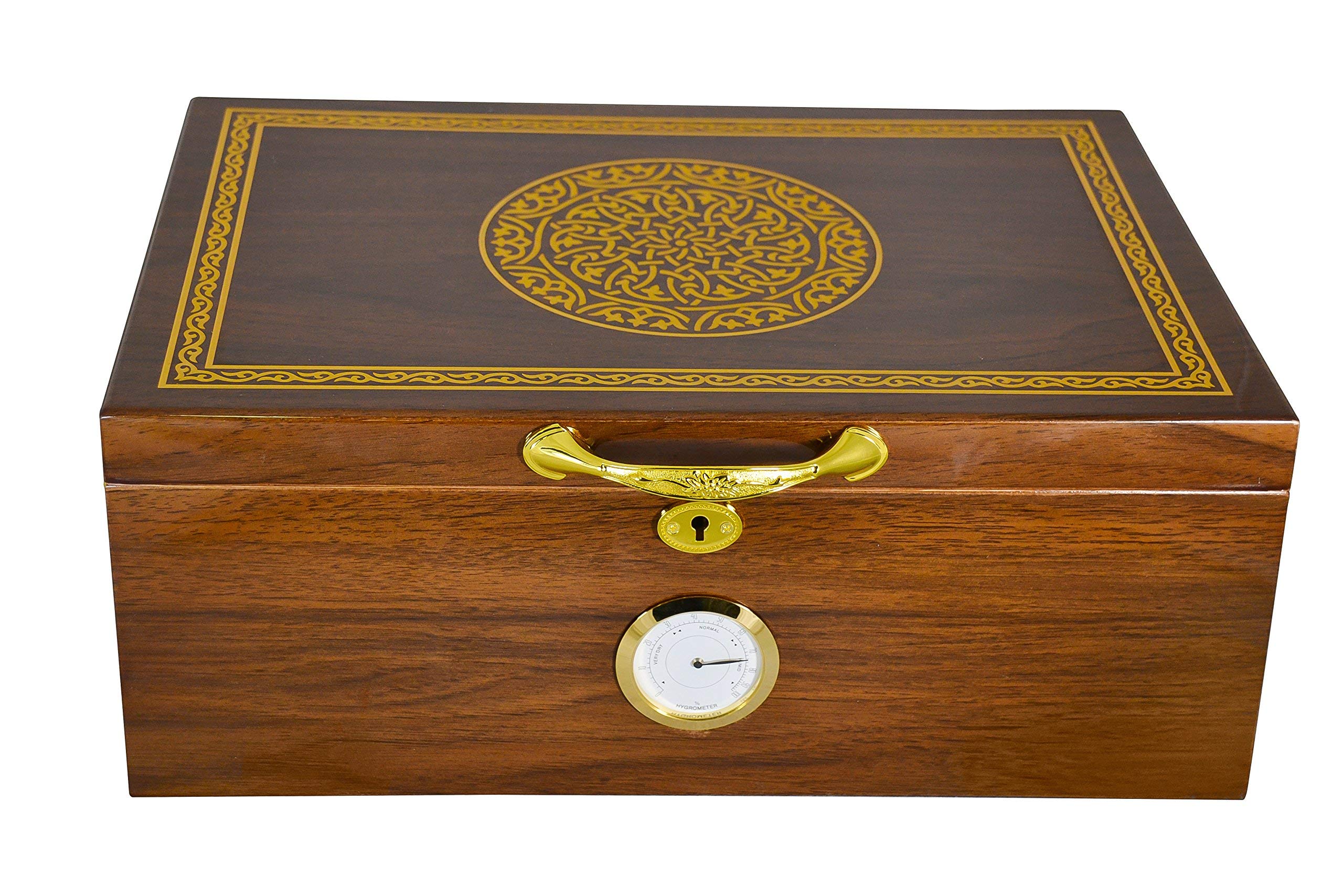 Buy Cubana Cigar Humidor Premium Large 100150 Cigars Elegant Oak
