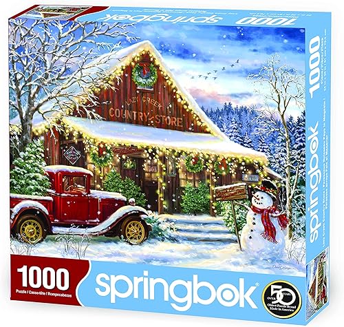 Miniatura 2 de Springbok 's Rompecabezas de 1000 piezas Lazy Creek Country Store - Fabricado en Estados Unidos