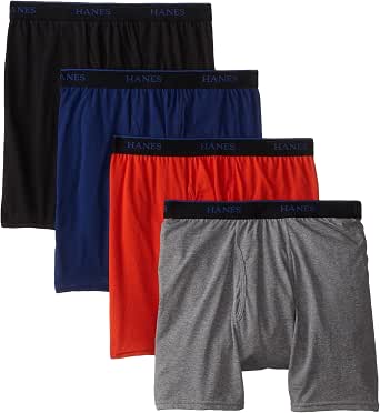 Hanes FreshIQ ComfortBlend Boxer Briefs 4-Pack - Assorted Colors, Size 4XL - View #7