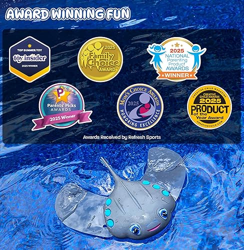 Miniatura 7 de Juguetes de piscina para niños juguete de natación de torpedo para piscina, juguete de agua autopropulsado que se desliza bajo el agua, los mejores