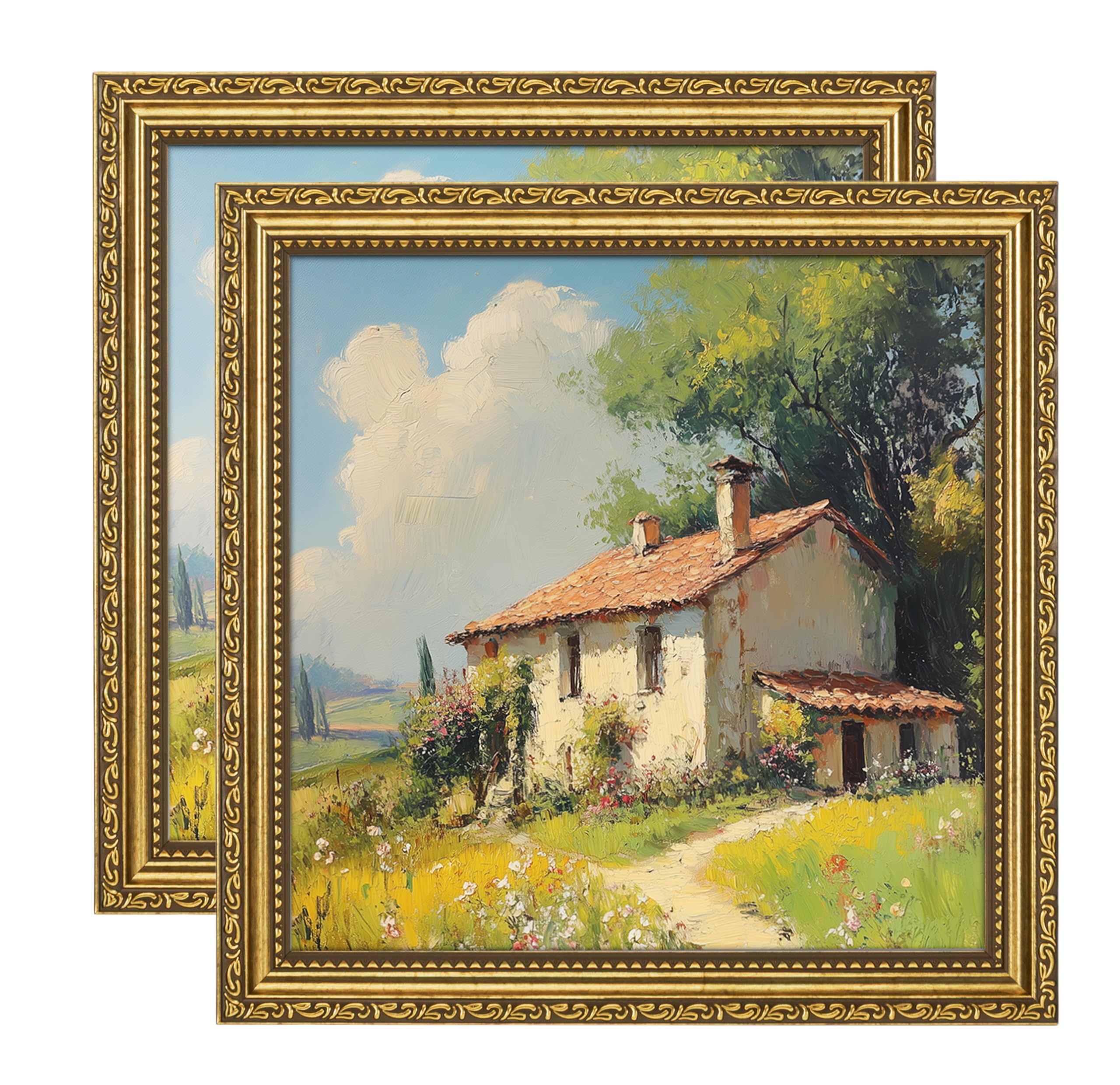 eletecpro 10x10 Vintage Picture Frame