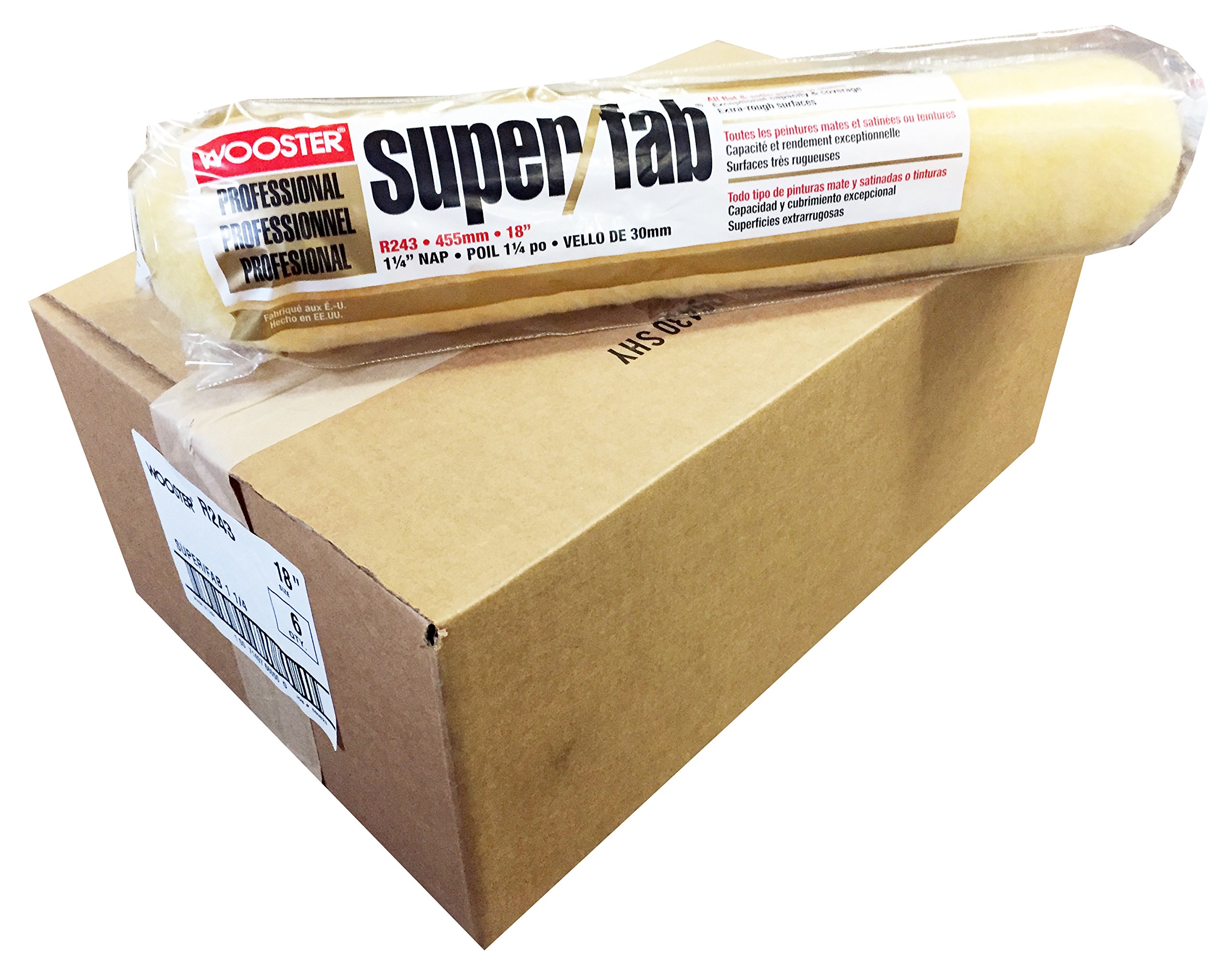 Amazon.com: Wooster Brush R243 18 inch Super/Fab 1-1/4 inch Nap