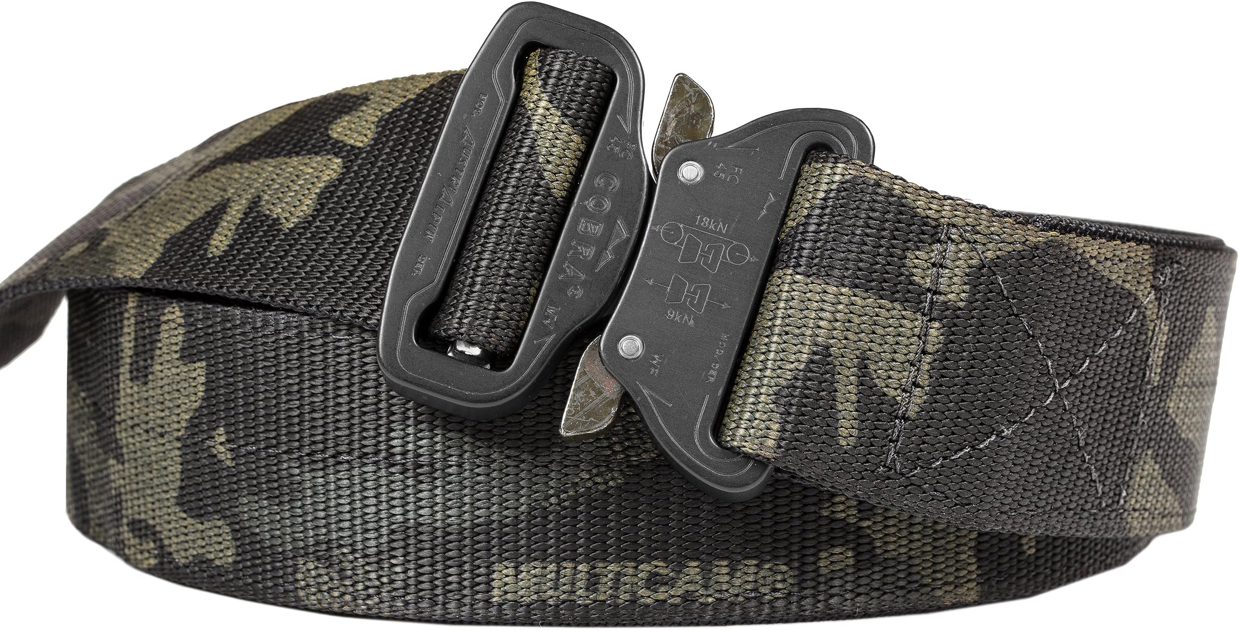 Klik Belts Tactical Belt – 3 PLY 1.75" Nylon Heavy Duty Quick Release Cobra Buckle Belt - Unisex