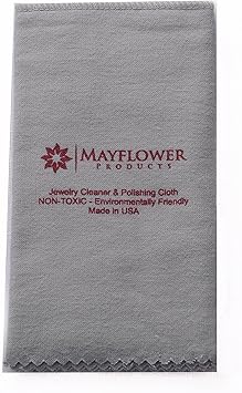 Pro Size Polishing Cleaning Cloth Pure Cotton Made in USA for Gold, Silver, and Platinum Jewelry, Eco Friendly Large Cleaner Cloth 11 x 14 in. Keeps Jewelry Clean and Shiny