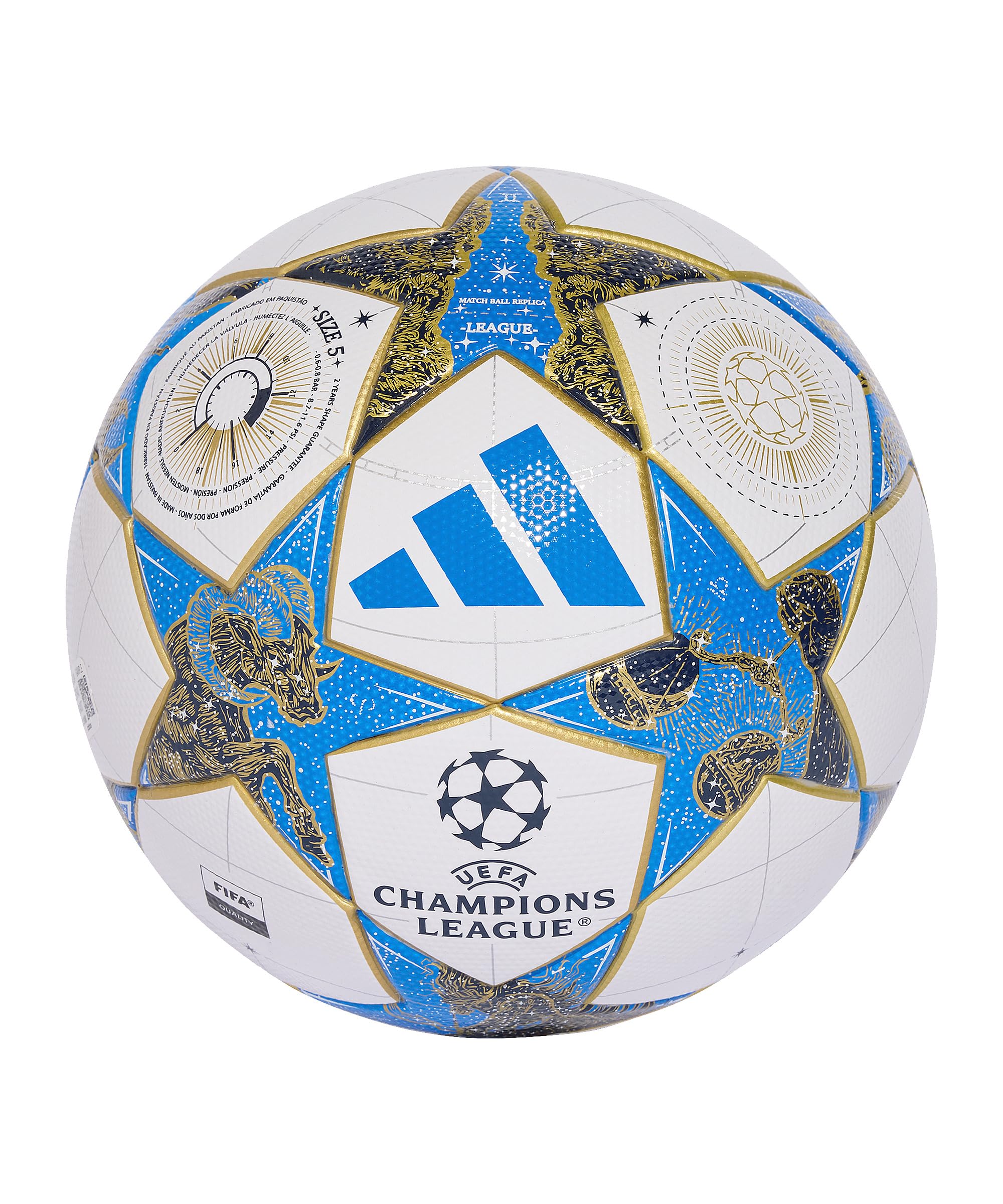 Adidas Uefa Champions League League Ball For Unisex White 4