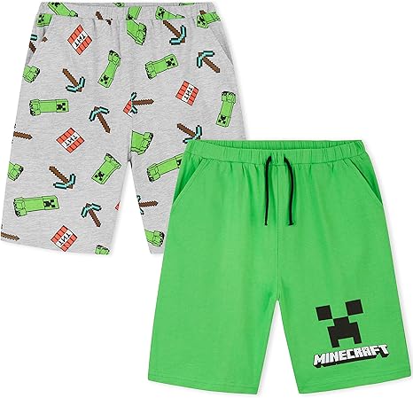 Rainjia Kinder Shorts 2er Pack - Baumwoll-Bermudas Für Jungen, Sommer-Freizeithosen