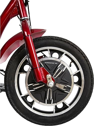 Miniatura 11 de Drive Medical ZOOME3 - Patinete de movilidad recreativa, color rojo