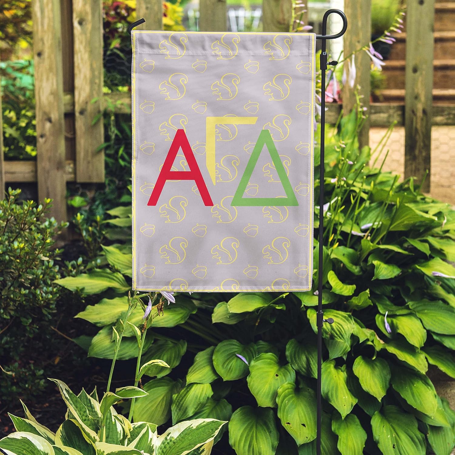 Alpha Gamma Delta Licensed Flag Garden Flag Banner Yard Decor Outdoor Decoration (Alpha Gamma Delta #2)