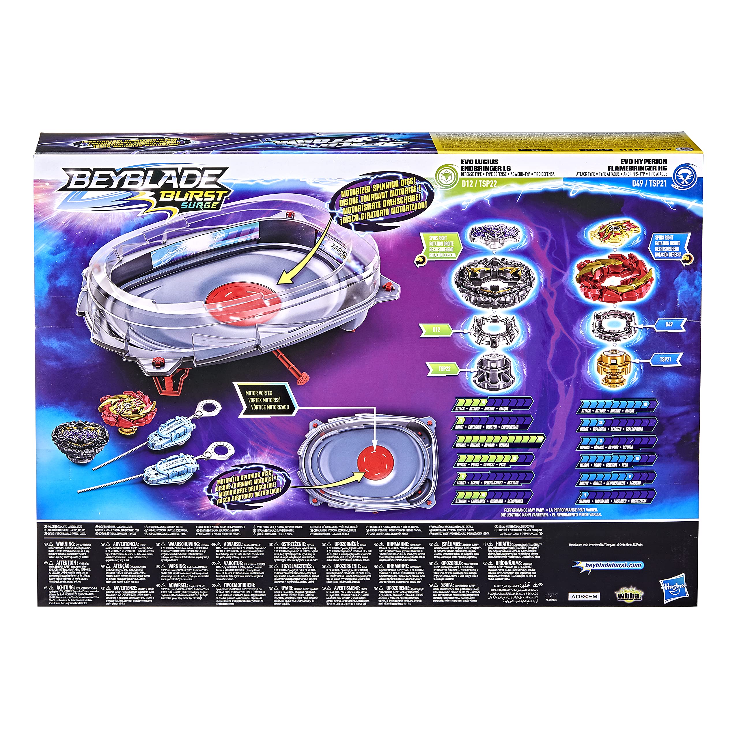 Hasbro Beyblade SET COMBAT BEYBLA MOTOR STRIKE