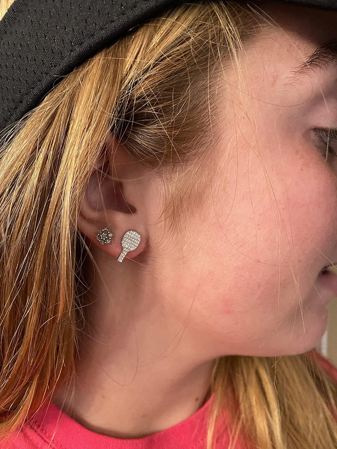 Classic and Elegant Pickleball Paddle Earrings Fashion Jewelry Sterling Pickleball Earrings for Women Makes a Great Pickleball Gift for Women