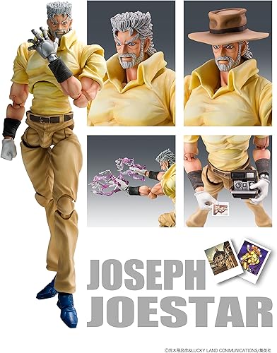 Miniatura 7 de Medicos JoJo's Bizarre Adventure: Part 3--Stardust Crusaders: Joseph Joestar & Iggy Super Action Statue (lanzado)
