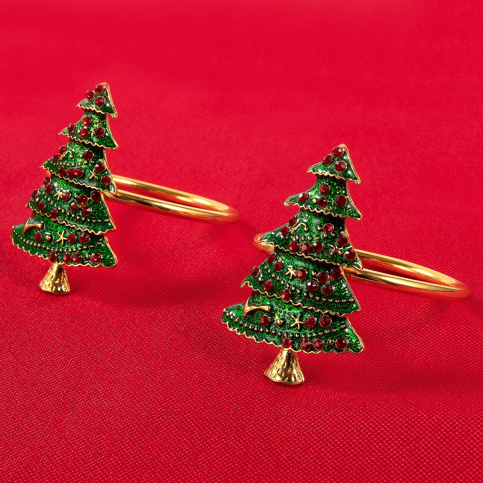 Lot De 12 Ronds De Serviette Décoratifs En Bois Faits à La Main Pour Table De Dîner 3,8 Cm [43