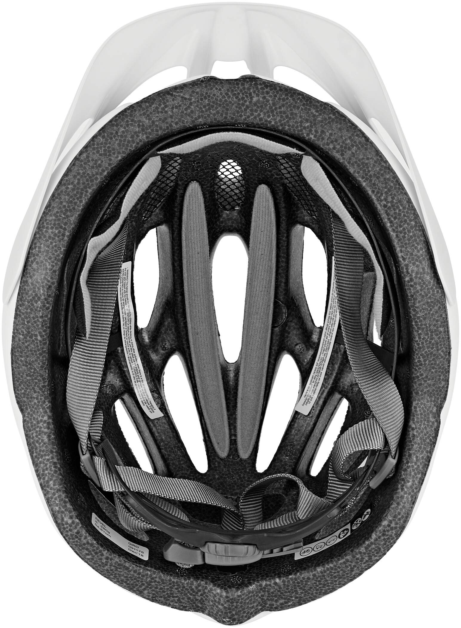 Giro Revel Fahrradhelme Mat White/Grey 17 Einheitsgröße