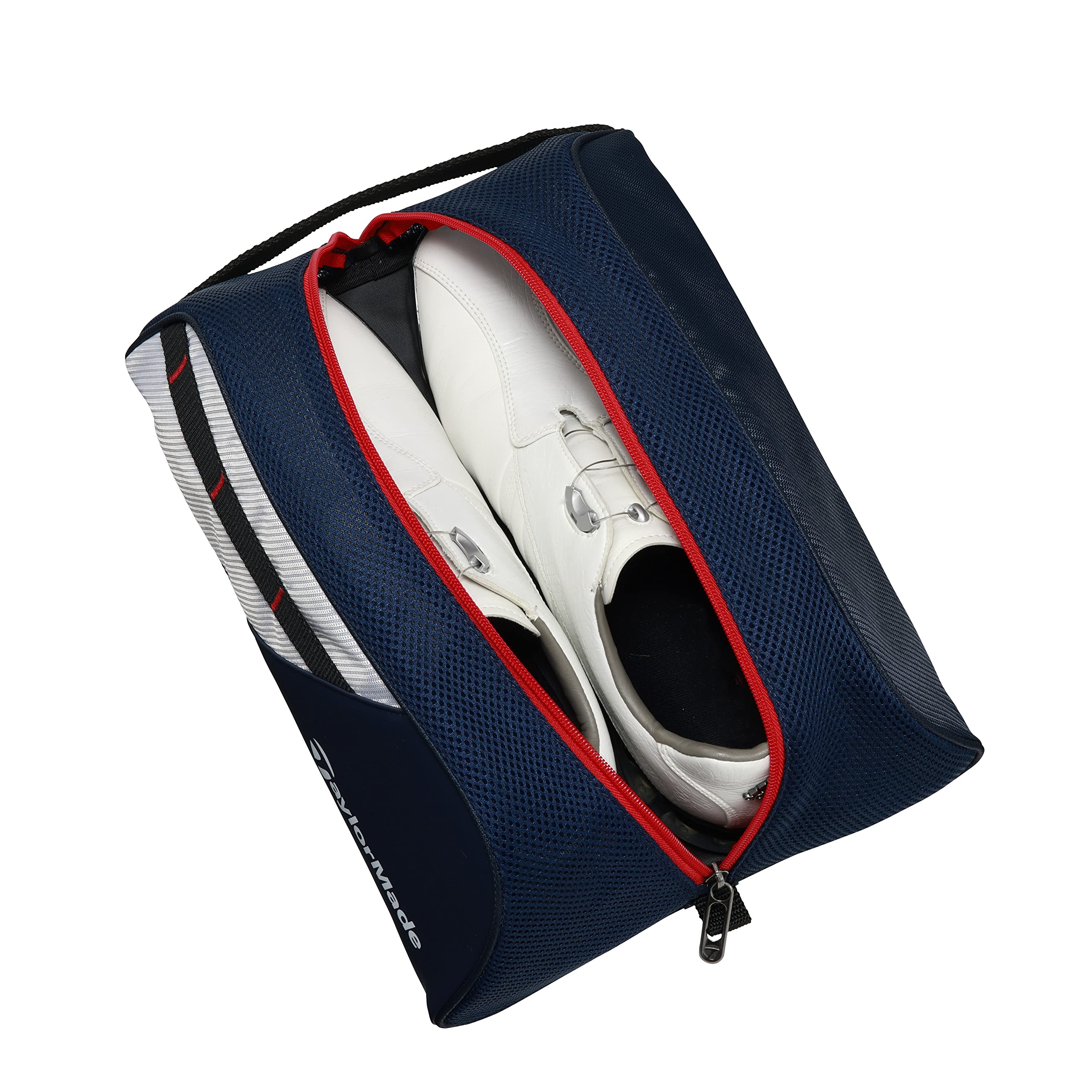 TAYLOR MADE TJ107 23SS True Light Shoe Case, White/Navy/Red, Men's Shoe Case